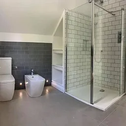 bathroom in attic